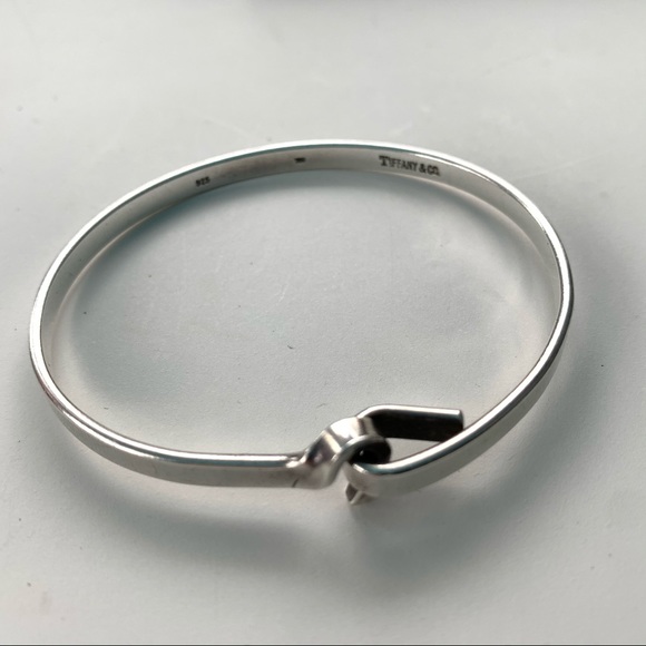 Tiffany & Co hinge silver bangle Vintage